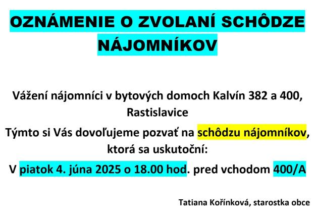 pozvánka