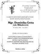Smútočný oznam