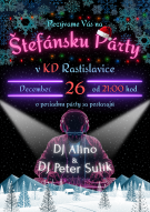 Pozvánka na Štefanskú párty