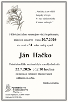Smútočný oznam